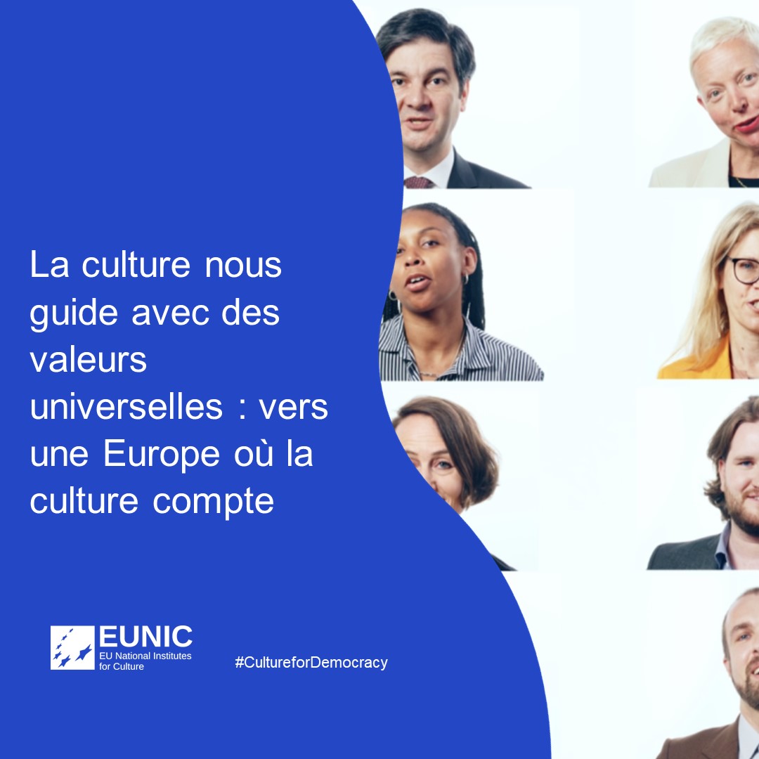 🇪🇺🌍Pourquoi devriez-vous penser à la culture lorsque vous voterez pour les élections européennes ?

La culture, c'est l'égalité, le dialogue, la diversité.... et bien plus encore ! L'IFF se joint à @EUNIC_Global pour rappeler l'importance de la culture pour la démocratie.
