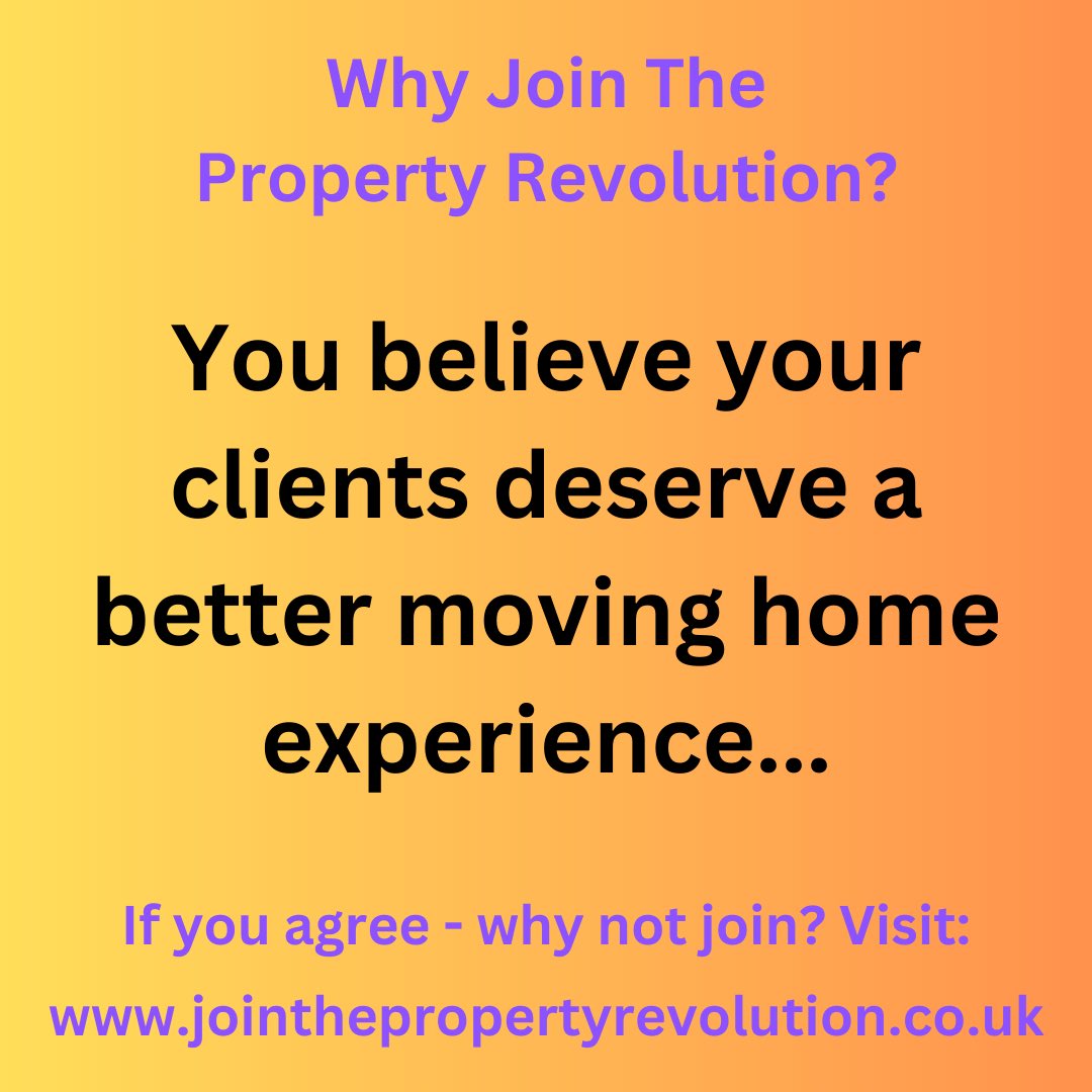 jointhepropertyrevolution.co.uk

Your clients deserve more!

#estateagent #estateagents #estateagentsofinstagram #conveyancing #conveyancer #conveyancers #lettings #lettingagent #lettingagents #lettingagentsuk #surveyor #property #propertyjournalist #propertymanagement