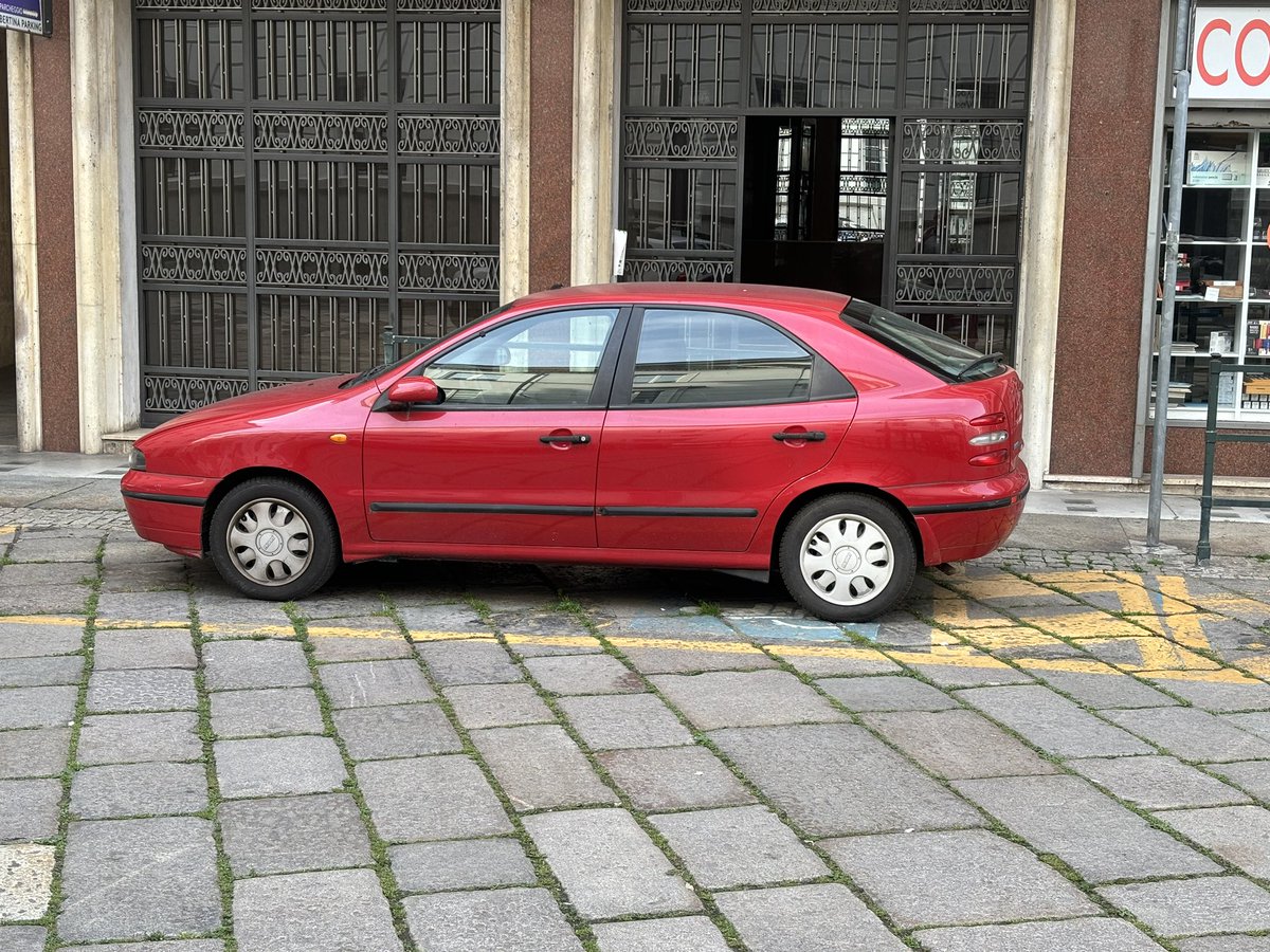 Cars and coffee in Turin.