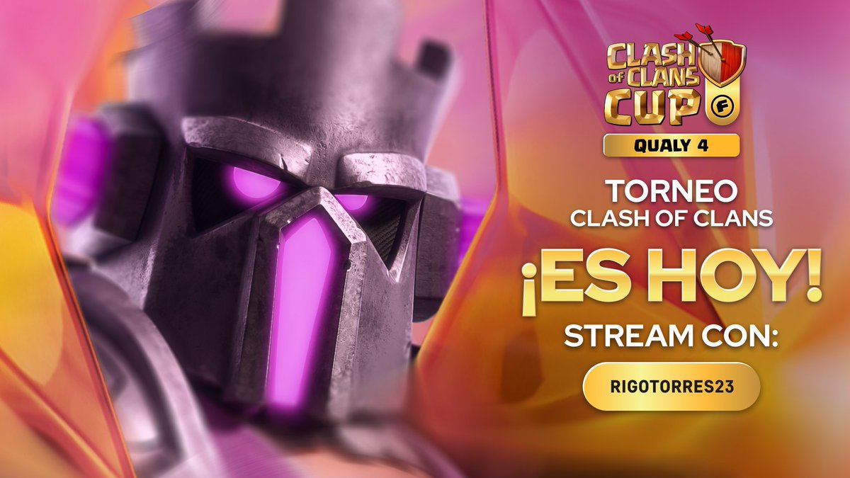 ES HOOOOY 🥳 En unas horas comienza la última qualy de nuestro torneo de #ClashOfClans y les deseamos suerte a todos los participantes 🫶 ✅ Check-in: 13:30hs 🇦🇷 / 12:30hs 🇨🇱 🔗 bit.ly/Torneos-CoC