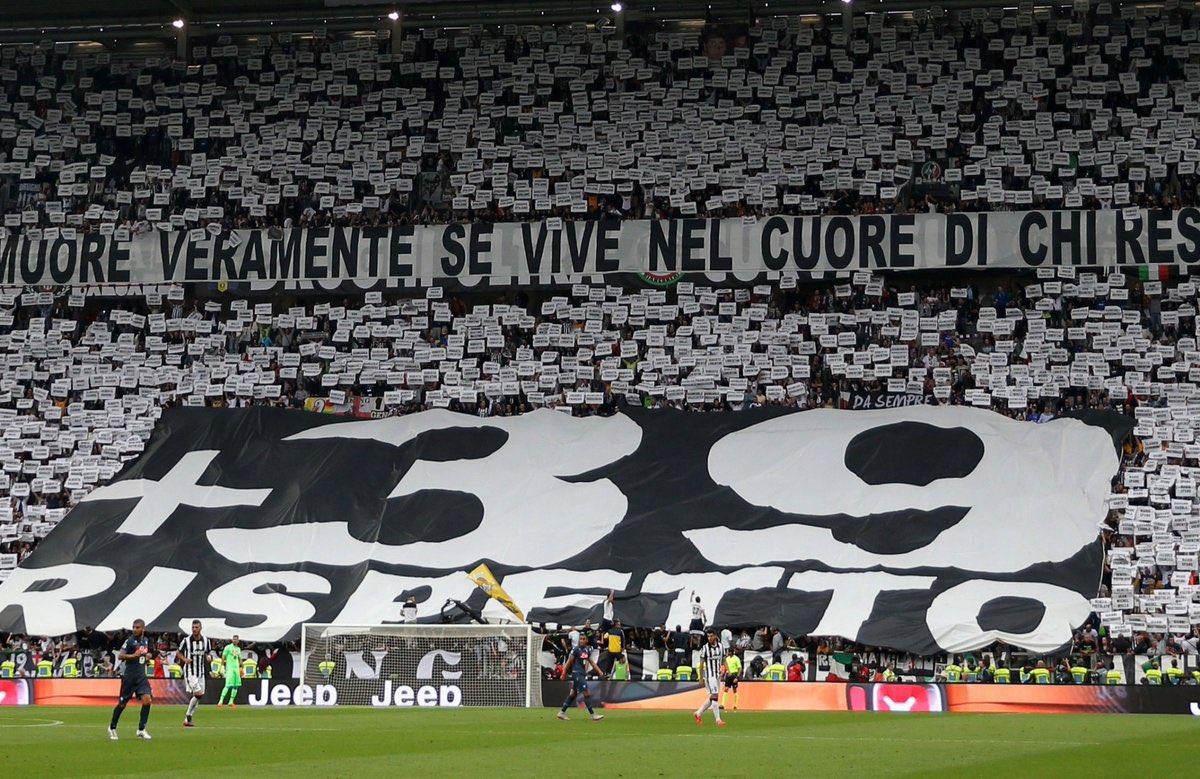Today, we stand with @juventusfc in remembering the 39 innocent victims who were murdered by Liverpool fans #OnThisDay 39 years ago

They will never ever be forgotten, 
Justice For The 39🇮🇹