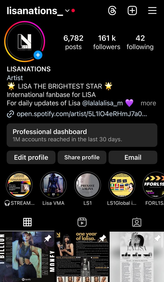 Lilies, LSN is testing a monetisation function on Instagram so we can earn more funds for LS2! Please follow us, like and share our posts every day! 🫶🏻 🔗instagram.com/lisanations_?i… #LISA #LALISA #LLOUD