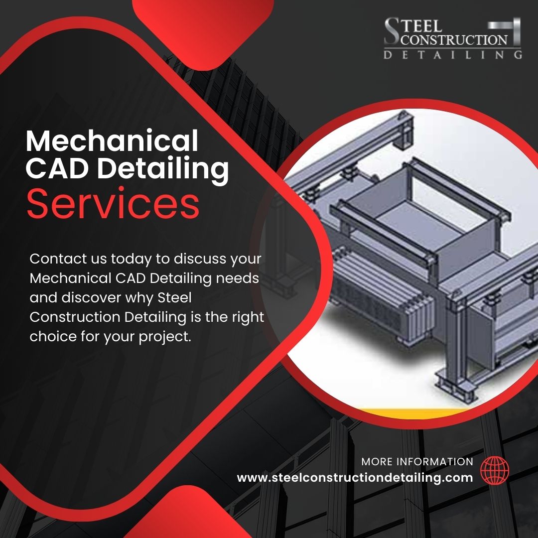 Looking for expert #MechanicalCADDetailingServices? Look no further! #SteelConstructionDetailing is your trusted partner for all your #mechanicaldrafting needs.

Url: bit.ly/3UzlULK

#MechanicalDesignandDraftingServices #MechanicalCADDraftingServices