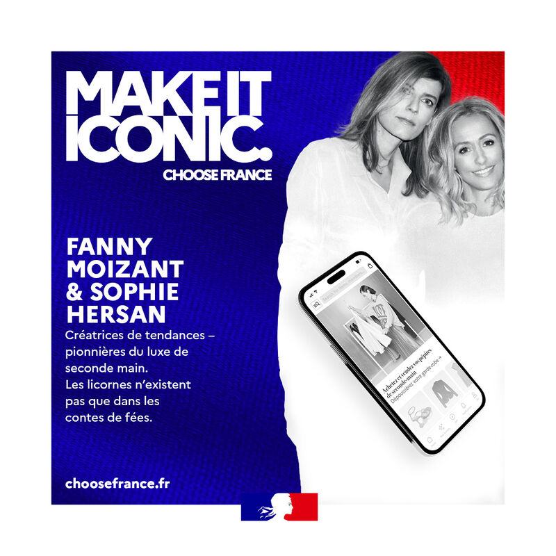 Make it iconic ! #ChooseFrance 🇫🇷 pour faire tes #études 🎓

Comme Fanny Moizant et @SophieHersan 👠 viens faire tes études en #France 💪 à l' @IfmParis 👒 à @esmodparis 👠 à @ESSCA_Ecole 📈 à #Paris 📍

Et deviens… cofondatrice du @vestiaireco 👒