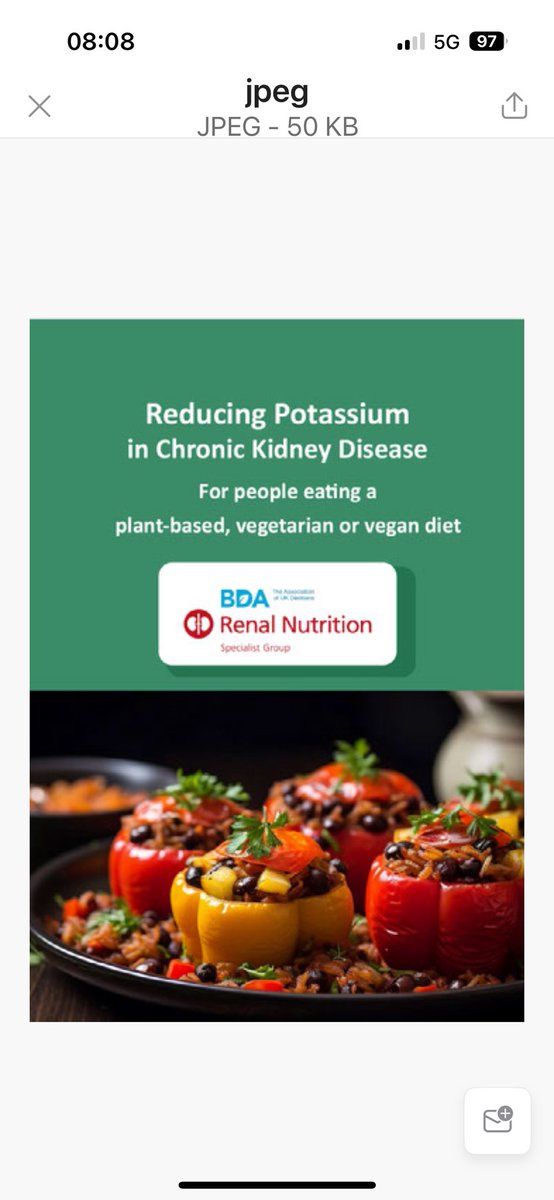 BDA Kidney Dietitian Specialist Group tweet media