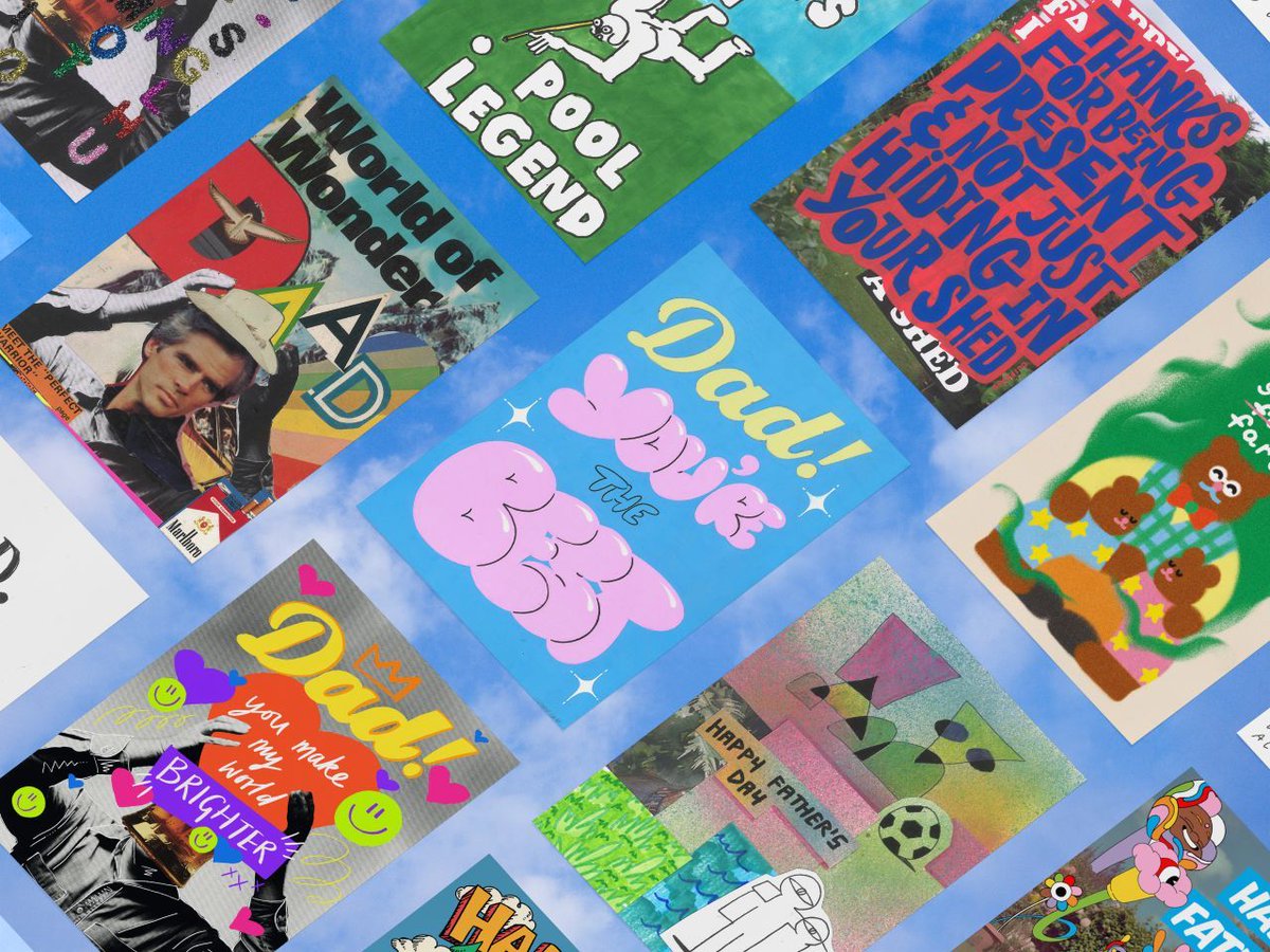 Ooh! ✨ Artists reinvent the Father's Day card for better mental health outcomes 👀 creativeboom.com/news/artists-u…