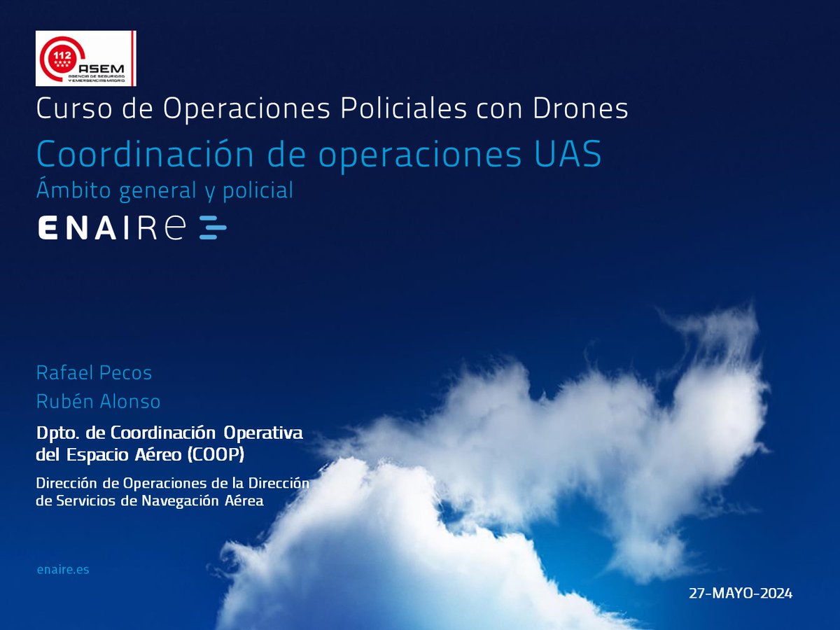 ENAIRE's tweet photo. 🤝 Gracias a la colaboración con la Agencia de Seguridad Emergencias de la Comunidad de Madrid @112cmadrid #ASEM112.
#COOP #ASED #TrabajoEnEquipo #formación #SafetyFirst https://t.co/pAtCNBdcNu