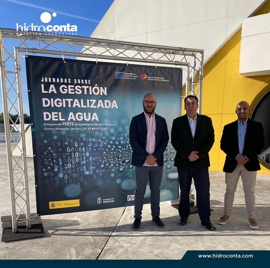 🟢<a href="/HidrocontaSA/">Hidroconta</a> tiene el honor de participar en la Jornada sobre LA GESTIÓN DIGITALIZADA DEL AGUA, un evento clave organizado por el <a href="/mitecogob/">Transición Ecológica y Reto Demográfico</a> , el <a href="/principadoast/">principadodeasturias</a> , <a href="/AguasAsturias/">Consorcio de Aguas de Asturias</a> y el <a href="/AytoAviles/">AytoAvilés</a>.

🎯OBJ: Hablar de estrategias y avances en la digitalización del #CicloDelAgua