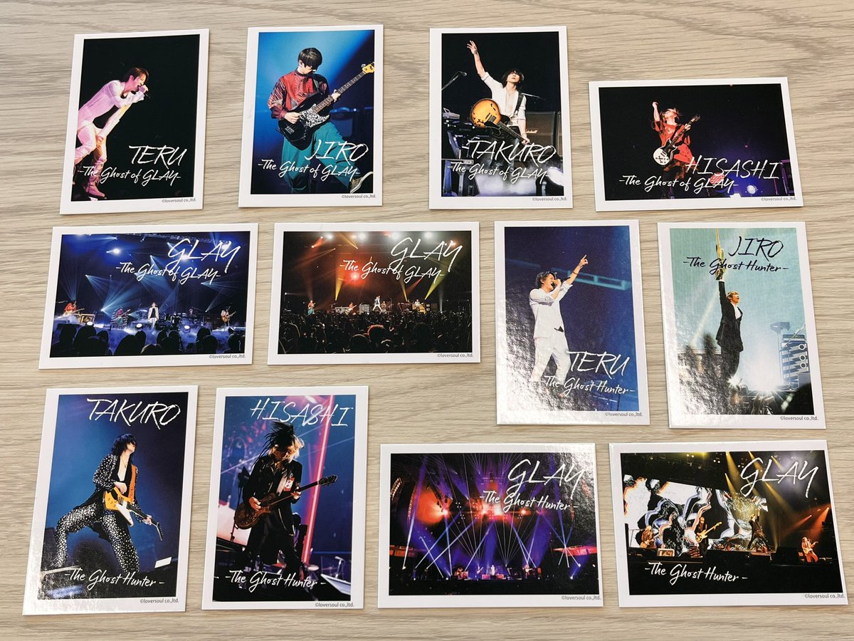 GLAY HISASHI GIGO ライブフォトカード 5枚セット GiGOグループのお店