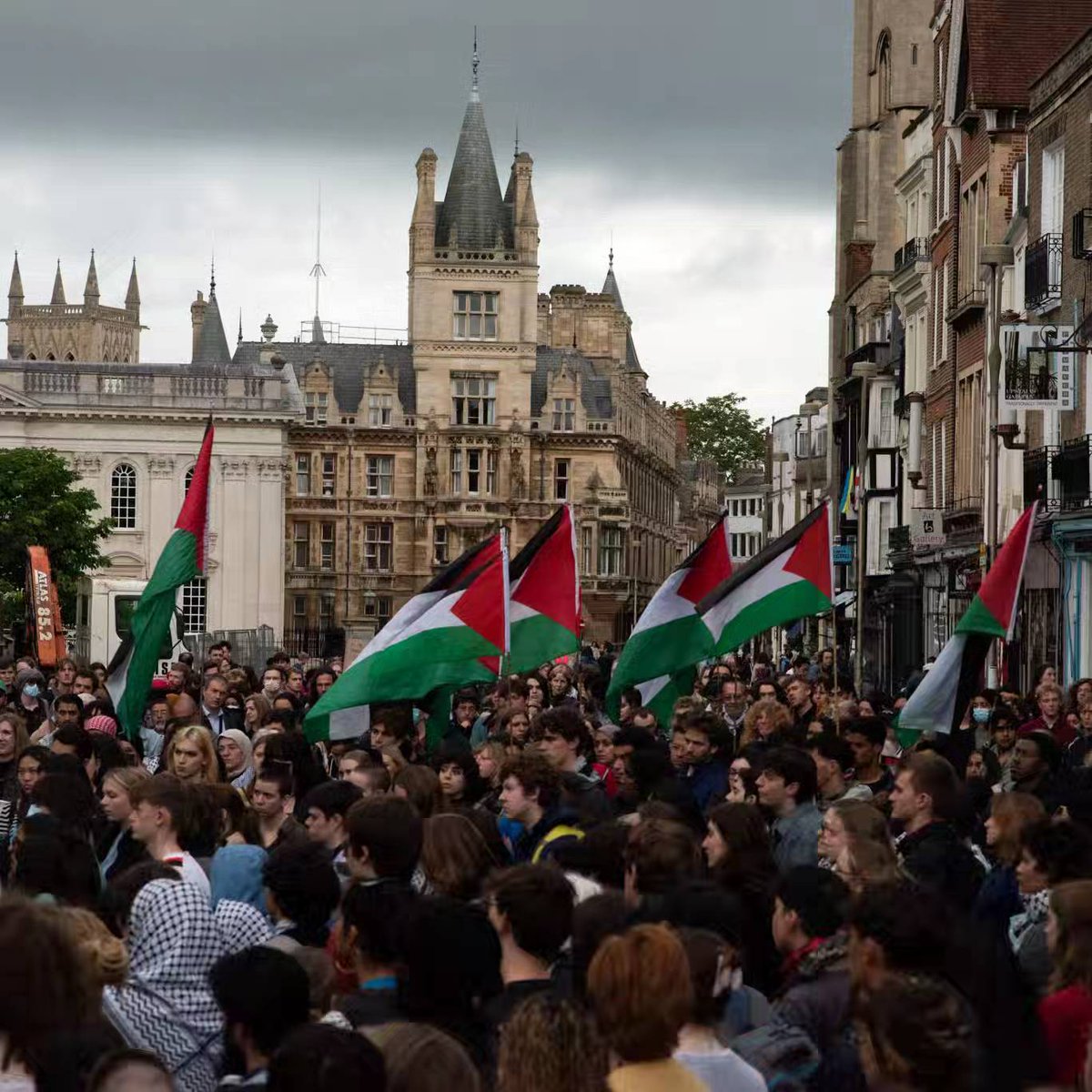 On day 22 of the Cambridge Encampment for Palestine, we held a vigil for the martyrs of Rafah. Using weapons supplied by companies with which the University of Cambridge partners, Israel burned alive Palestinians in the tents in which they were forced to take refuge.