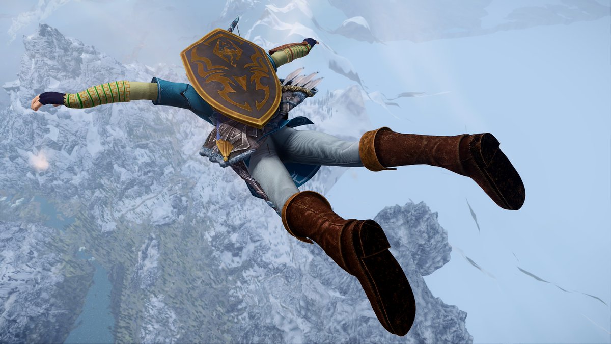 Skyrim Skydiving (Falling Art 2.0) nexusmods.com/skyrimspeciale…