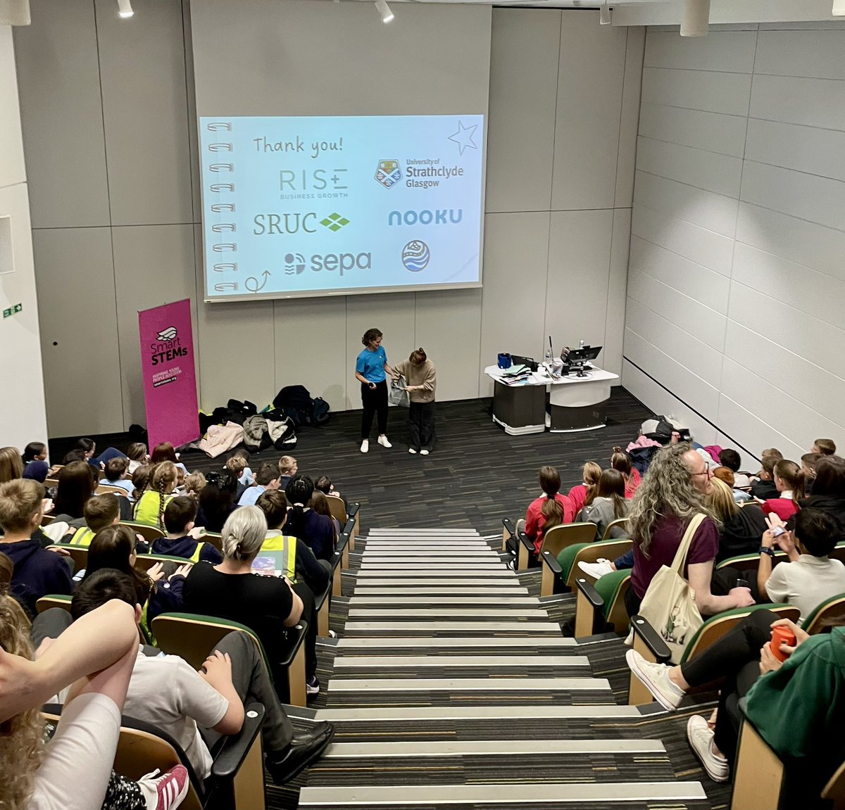 Inspiring to support <a href="/SmartSTEMs/">SmartSTEMs</a>  <a href="/UniStrathclyde/">University of Strathclyde</a> thank you.
Young people came to learn about the application of STEM in industry, I had the privilege to introduce them to beauty and personal care and they loved it 🫶 <a href="/TempleSpa/">TEMPLESPA Skincare</a>, <a href="/actimirror/">actiMirror</a>, <a href="/ArranAndrew/">Andrew Russell</a>  #letGlasgowflourish 🙏