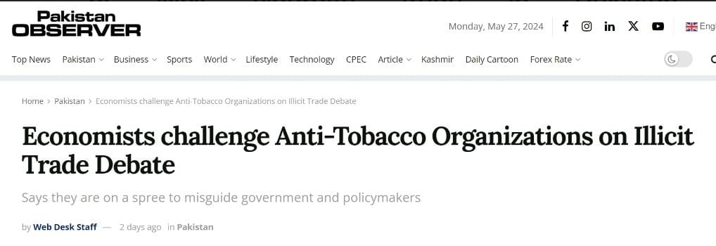 mrazaad_'s tweet photo. Anti-tobacco organizations in Pakistan receive millions in foreign funding annually, yet the true beneficiaries appear to be their staff rather than public health initiatives.
#CorruptExSAPM #SPARCCorruption
@FBRSpokesperson https://t.co/kMQTVvW7cm