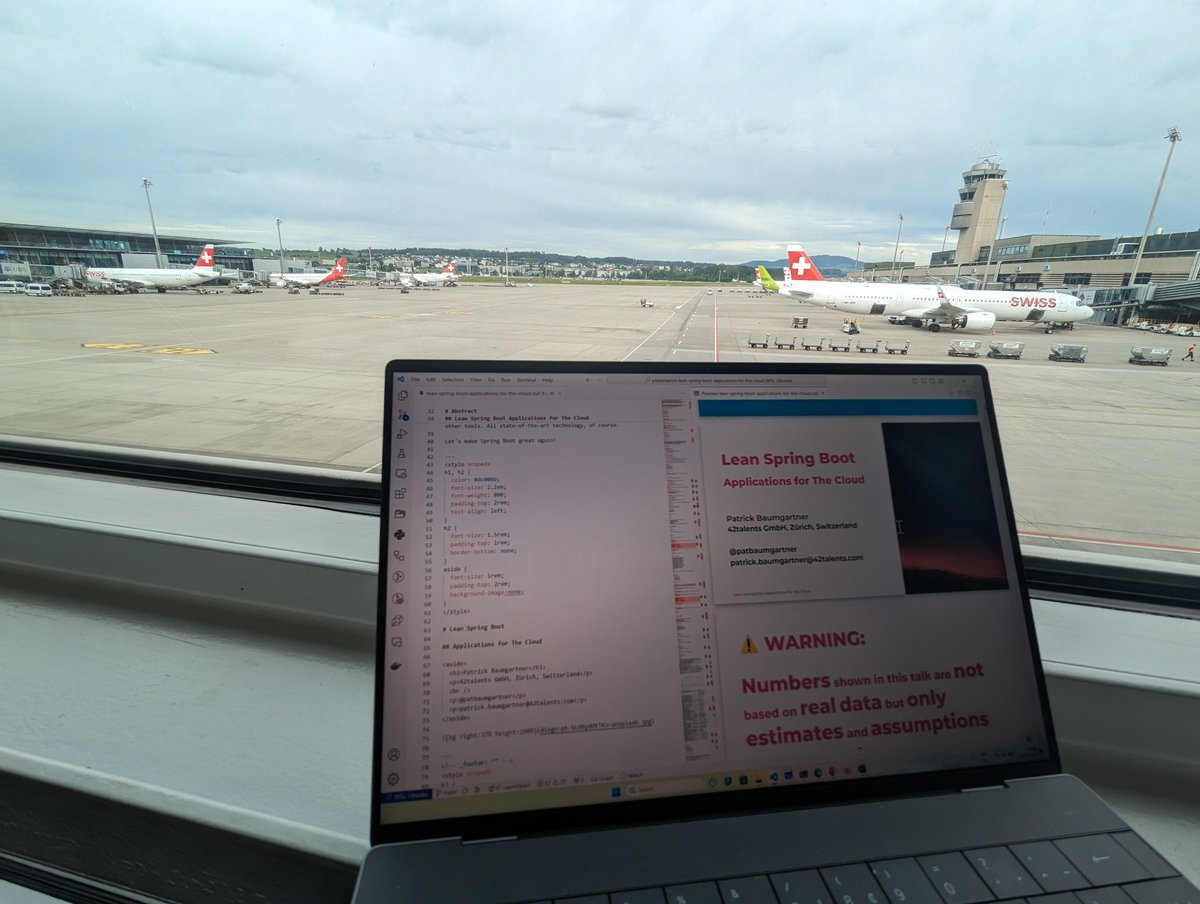 Current status. Waiting for my flight to Barcelona for #SpringIO2024. #SpringIO #SpringBoot #softwarecraft