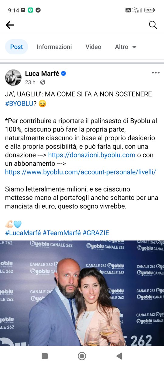 'Siamo letteralmente milioni'😂😂😂 Come non si fa a sostenere #byoblu? Pentolari all'assalto a caccia di #donazioni. Sono 'milioni', che fa chiaramente rima con...boccaloni (che avevate capito?)