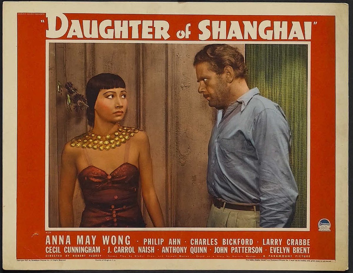 FILM OF THE DAY: #AnnaMayWong had 1 of her best lead roles in fast moving atmospheric 1937 #BMovie directed by talented #RobertFlorey about #ChineseAmericans trying to foil human smugglers, with good (& surprising) supporting cast #CharlesBickford #AnthonyQuinn #PhilpAhn #1930s