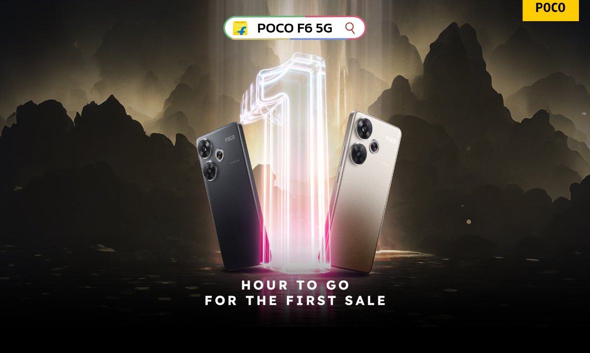 Sale is live 🔥🔥. In my opinion this one is real competitor of flagship phones 😱 #pocof6 #flipkart #sale #flipkartsale @IndiaPOCO @Himanshu_POCO