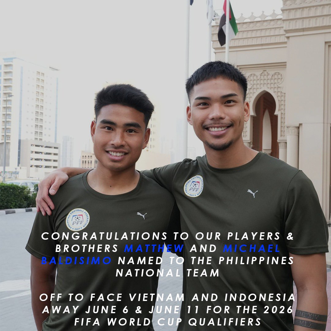 Aspire Sports Management (@aspiresportsmgm) on Twitter photo Hoping to see both of you together on the field representing the Philippine Menโs National Team !
#10KStrong | #StandYourGround | #FIFAWCQ | #PMNFT
<a href="/SJEarthquakes/">San Jose Earthquakes</a> | <a href="/yorkutdfc/">York United FC</a> Hoping to see both of you together on the field representing the Philippine Menโs National Team !
#10KStrong | #StandYourGround | #FIFAWCQ | #PMNFT
<a href="/SJEarthquakes/">San Jose Earthquakes</a> | <a href="/yorkutdfc/">York United FC</a>
