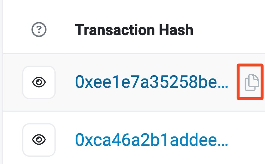 📢MetaSleuth 5.0.3 has restored the Txn hash copy button. Users will get the update automatically, no action needed. Feel free to contact us on Twitter or Telegram if you have any issues.