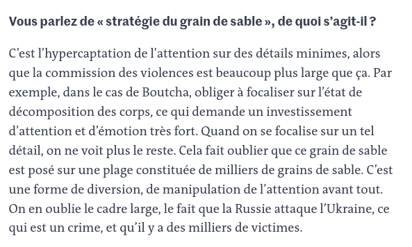 boadiceenne3's tweet photo. La tactique du #GrainDeSable, je l'avais déjà évoqué dans le cadre des campagnes de désinformation russes #Boutcha 
https://t.co/y0irehheJf https://t.co/iYjBIekTCA