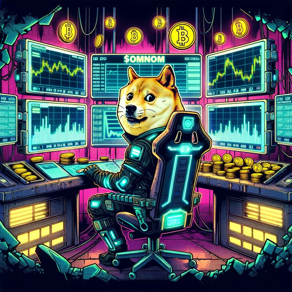 🏁 The $OMNOM race is about to get wild!

 Are you ready? 💹

 #OMNOM $DOGE #Dogechain