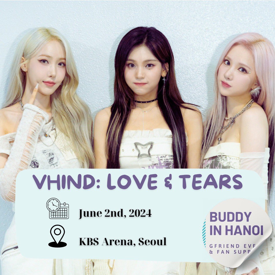 TeamBuddyHanoi's tweet photo. Spoiler is coming ❣️
We are preparing small free gifts for our fellow Buddy/NaV and will hand them out this Sunday. Please meet us at the concert venue with your NaVBong 💜💙❤️
📍KBS Arena
📆 June 2nd, 2024
The quantity is limited. So first come first serve 🤍
#VIVIZ #VHIND https://t.co/7hG6WXEz7w