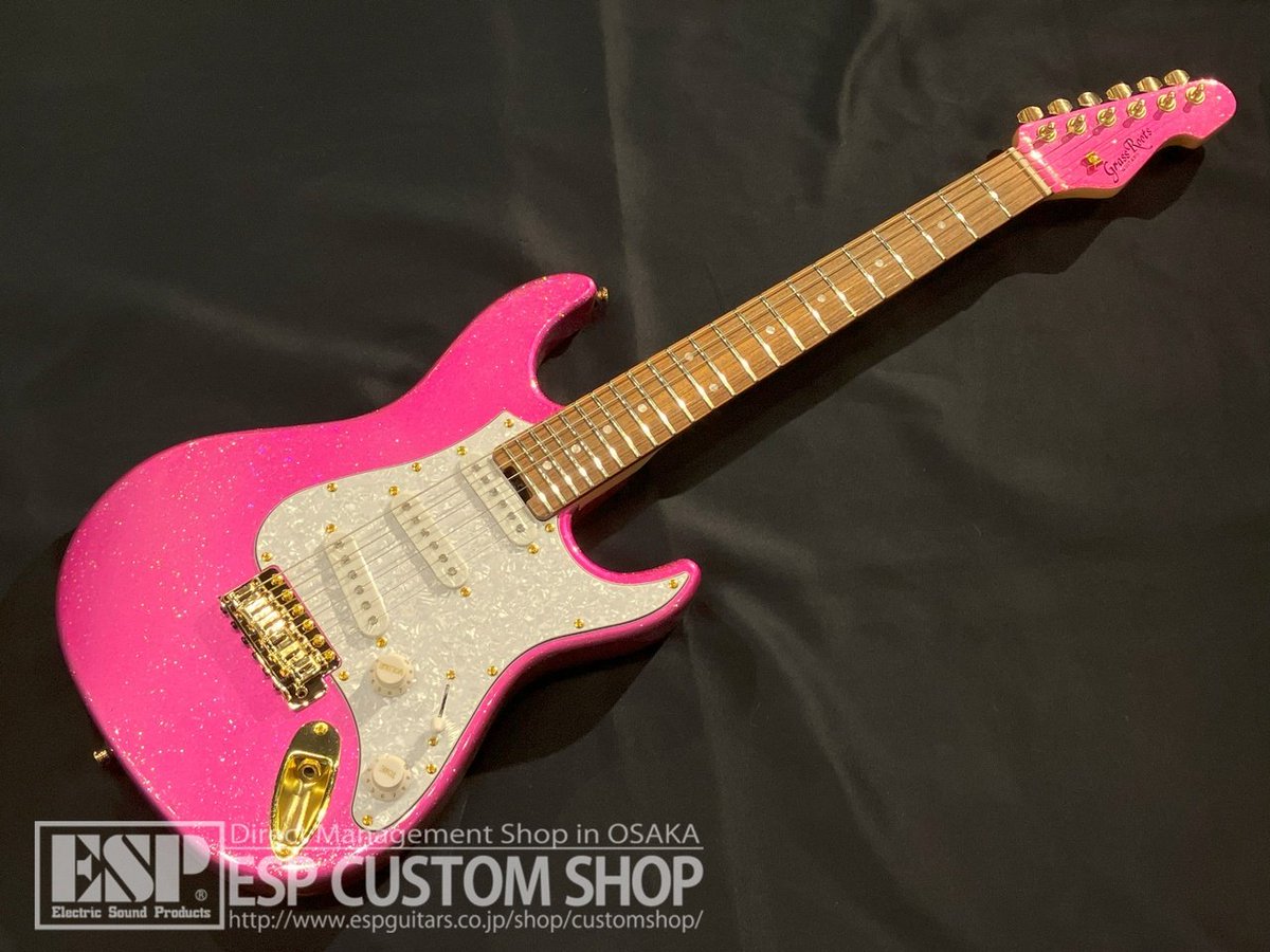 商品情報！】GrassRoots G-SN-62TO Twinkle Pink ギタリスト #大村孝佳