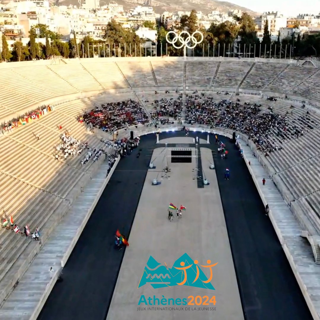 #JIJ2024 🎥 Découvrez l'intégrale vidéo de la cérémonie d’ouverture diffusée en direct hier au stade de marbre / Παναθηναϊκό Στάδιο d'Athènes 🏟️🇬🇷 ➡️shorturl.at/k0Lz4 Un moment extraordinaire dans ce lieu historique et symbolique qui fera date dans l'histoire des JIJ 😀