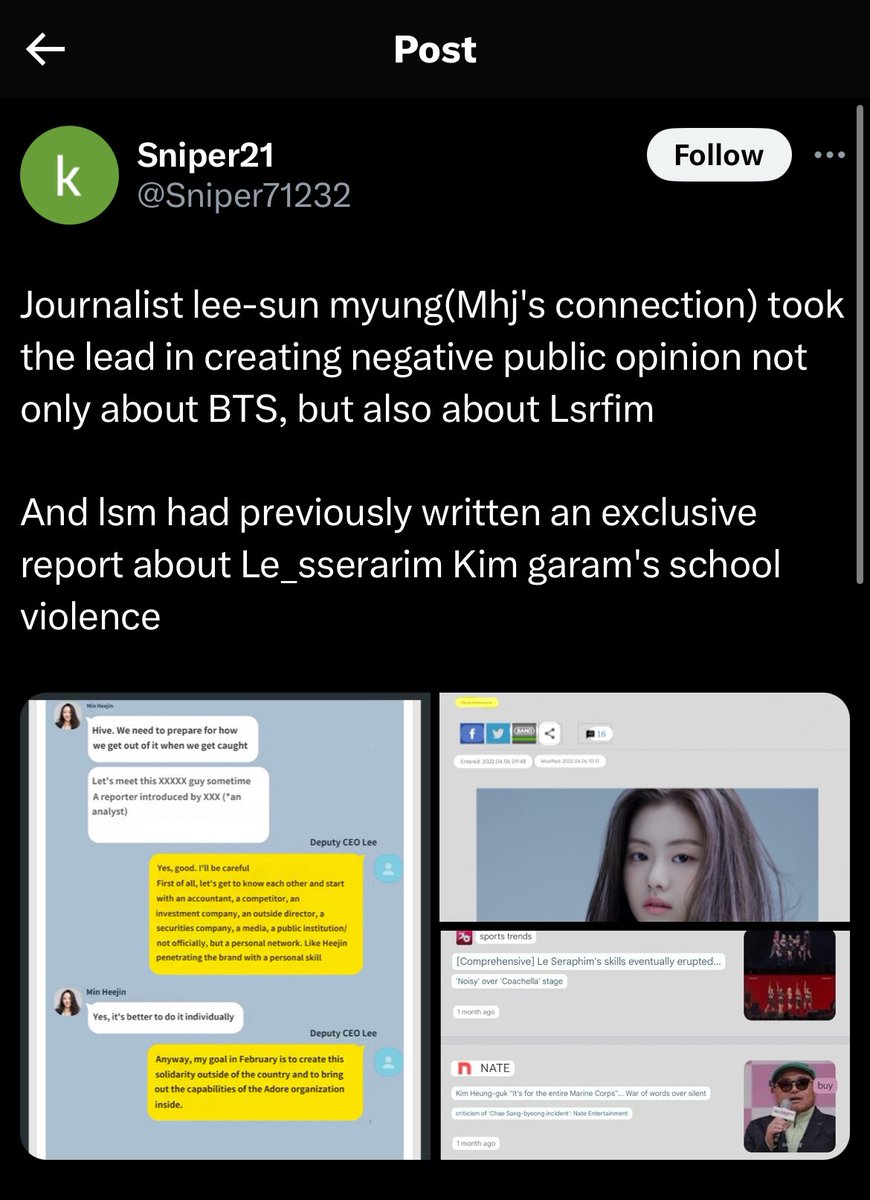 ??? lesserafim is currently getting boycotted in south korea rn and has gotten multiple negative articles posted bc of that bitch so yes they are the ones getting fucking hurt in this situation….