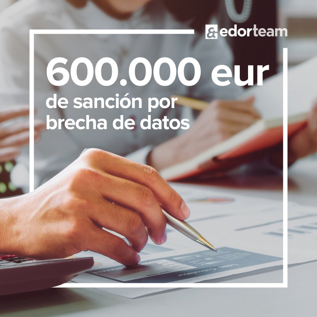 edorteam's tweet photo. 🚨Sancionada con 600.000 euros la empresa de crédito 4Finance Spain Financial Services (Vivus)🚨, al haber sufrido una brecha de seguridad que afectó a los datos de 9.487 clientes.

https://t.co/jYFKyAEucU https://t.co/tXl8atFyRW