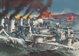 DailyDoseHist's tweet photo. On this day in 1905, the Japanese navy defeated the Russian fleet in the Battle of Tsushima during the Russo-Japanese War. This decisive victory established Japan as a formidable naval power and significantly shifted the balance of power in East Asia. #OTD #History #BattleOfTsushima #RussoJapaneseWar