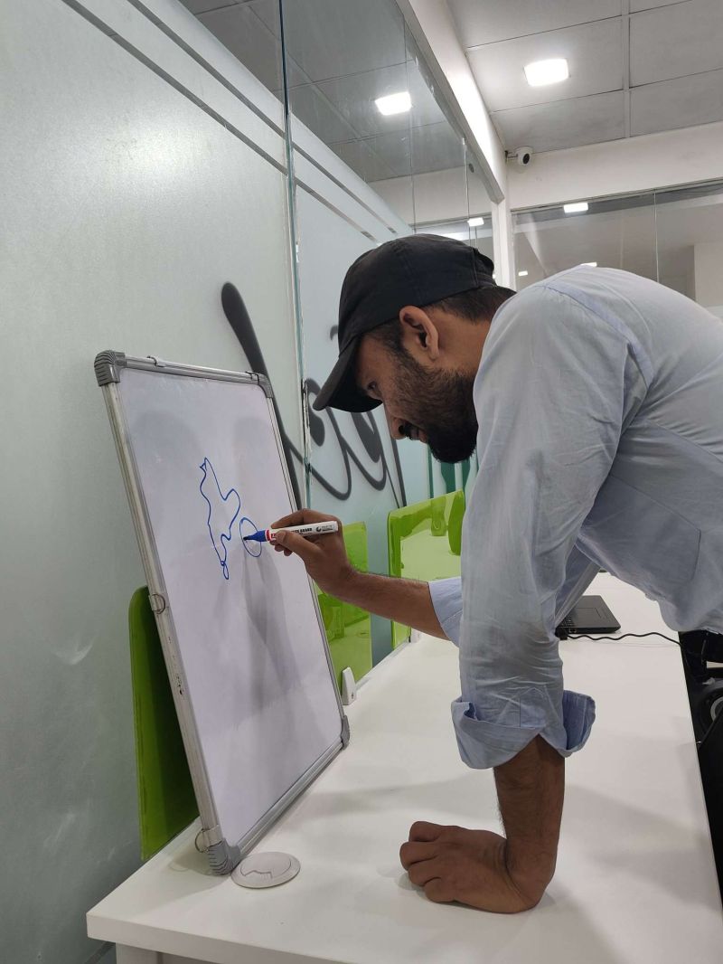 Codermask_Tech's tweet image. Unleashing our inner Picassos 📷📷
𝓟𝓲𝓬𝓽𝓲𝓸𝓷𝓪𝓻𝔂 𝓕𝓾𝓷 𝓕𝓻𝓲𝓭𝓪𝔂 turned out to be a masterpiece of fun!
📷📷
From stick figures to elaborate drawings, our team showed off their artistic flair and sense of humor.