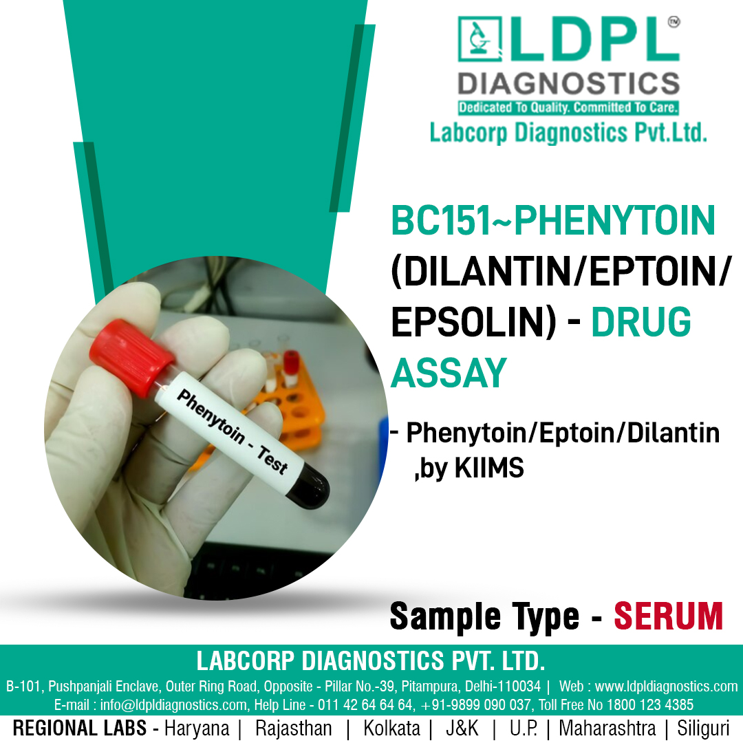 labcorpdig_ldpl's tweet photo. BC151~PHENYTOIN (DILANTIN/EPTOIN/ EPSOLIN) - DRUG ASSAY
- Phenytoin/Eptoin/Dilantin ,by KIIMS
#ldpl #healthcare #labs #diagnostics #health #staysafe #worldhealthorganization #healthylife #Trust #Quality #Commitment #Healthcare #diagnostics https://t.co/5qmmEbJEYQ
