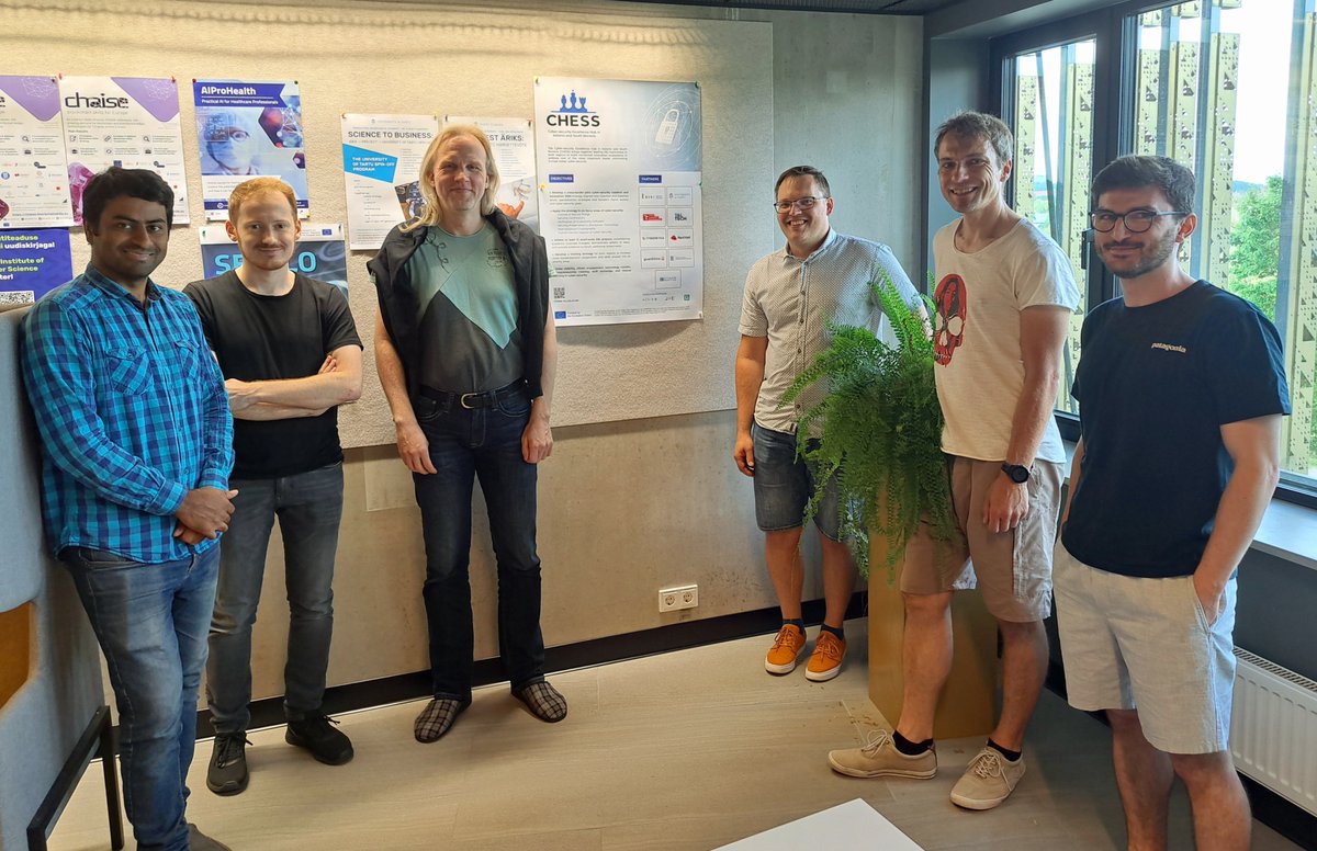 The benefit of @CHESS_EU  is the university-industry cooperation in small-scale projects. Researchers from @Guardtime, @Cybernetica and @FI_MUNI discussed use cases of replacing crypto wallets with a zk-Login system with reasonable privacy. Thanks, @UniTartuCS, for hosting.