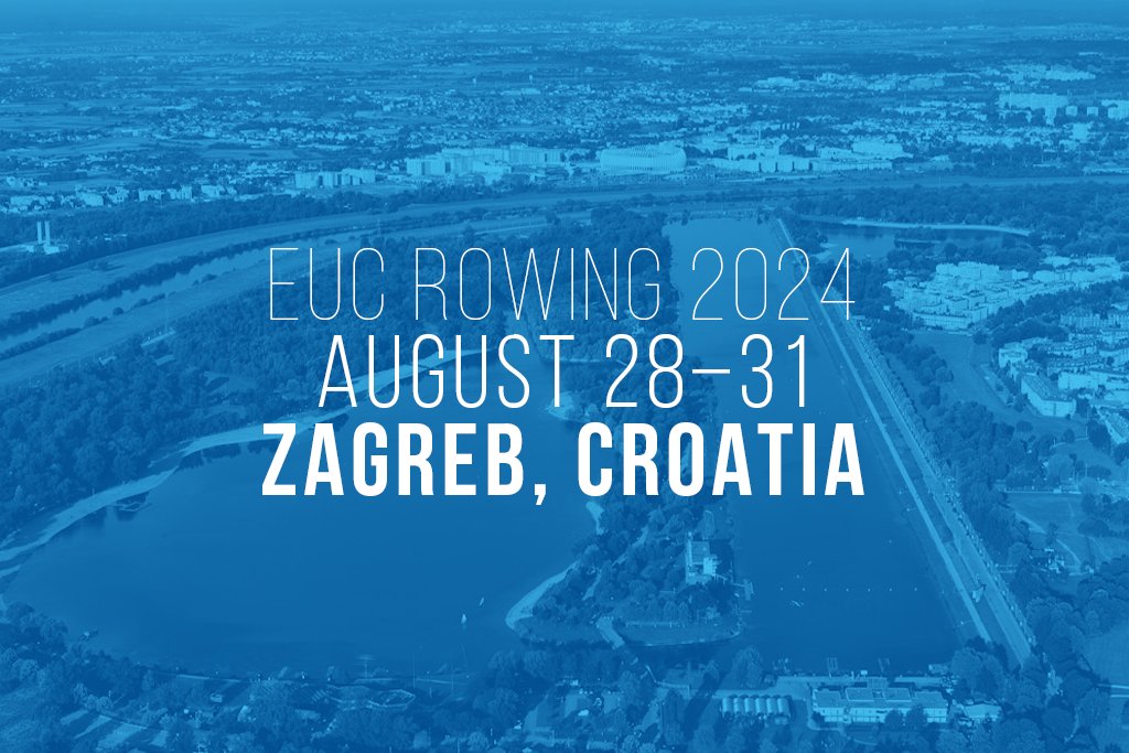 EUSA Rowing (@eusarowing) on Twitter photo Following the announcement of the cancellation of the 2024 European Universities Rowing Championship in Ankara, EUSA is happy to announce that EUC Rowing 2024 has been reassigned and will be held in Zagreb, Croatia, from August 28-31.
rowing2024.eusa.eu/news-events?20… Following the announcement of the cancellation of the 2024 European Universities Rowing Championship in Ankara, EUSA is happy to announce that EUC Rowing 2024 has been reassigned and will be held in Zagreb, Croatia, from August 28-31.
rowing2024.eusa.eu/news-events?20…