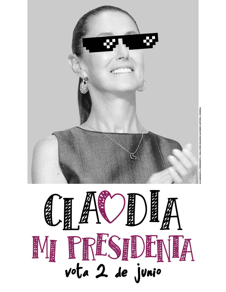 jancarlolh's tweet photo. Este 2 de junio daremos #unPasoMas en la construcción del segundo piso de la transformación.
Sigamos haciendo historia y vota todo @PartidoMorenaMx
#CS2024 #ClaudiaSheinbaumPresidenta #ClaraJefaDeGobierno https://t.co/Af4PFxv41W