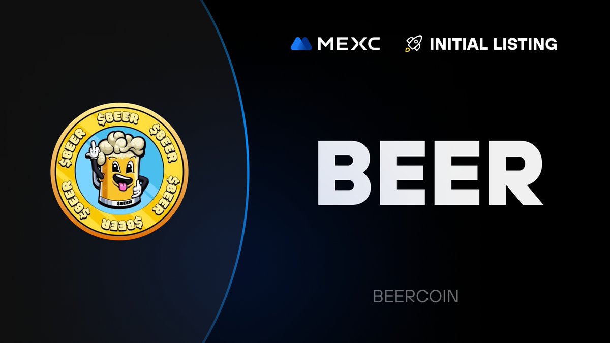 We're thrilled to announce that the @beercoinmeme Kickstarter has concluded and $BEER will be listed on #MEXC! 🔹Deposit: Opened 🔹BEER/USDT Trading: 2024-05-29 09:30 (UTC) Details: mexc.com/support/articl…