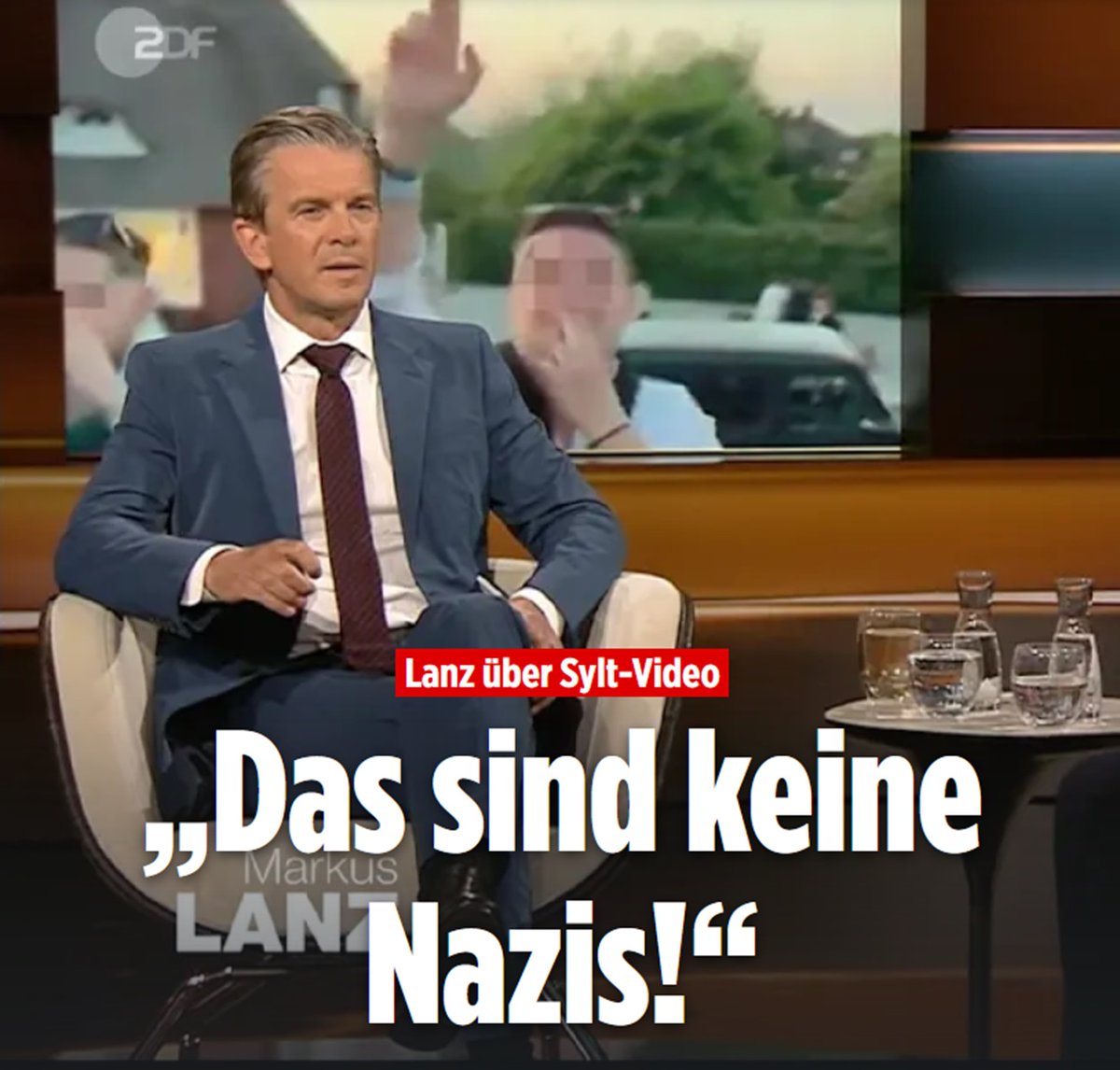 Das, was #Lanz tut, kannst du tun, wenn du reich bist & du auf den Rest der Welt scheißen kannst: Die Wahrheit im #ÖRR sagen. Klare Aussage: Die Honks von #Sylt waren keine #Nazis - Punkt. 

Es wird künstlich aufgeblasen. Mehr nicht. Es sollen Weltbilder erzeugt werden.