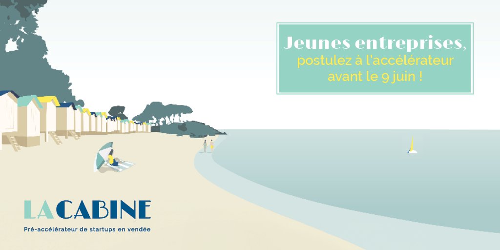 CCI Vendée (@ccivendee) on Twitter photo Oyé oyé moussaillons, tout le monde sur le pont🏖️Dernière ligne droite pour rejoindre l'accélérateur La Cabine ! 🌊 8 nouvelles entreprises porteuses de projets auront la chance d'intégrer ce parcours pour booster leur développement.
Candidatez👉urlz.fr/qnx2 Oyé oyé moussaillons, tout le monde sur le pont🏖️Dernière ligne droite pour rejoindre l'accélérateur La Cabine ! 🌊 8 nouvelles entreprises porteuses de projets auront la chance d'intégrer ce parcours pour booster leur développement.
Candidatez👉urlz.fr/qnx2