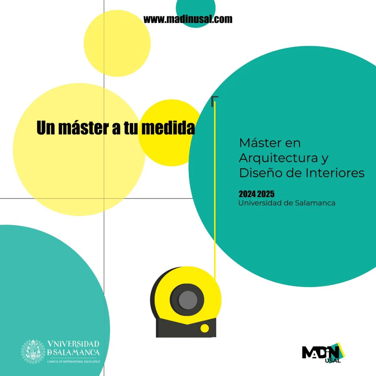 Si buscas un máster que te brinde una formación personalizada y de calidad ¡El Máster en Arquitectura y Diseño de Interiores de la Universidad de Salamanca es tu respuesta!
madinusal.com
We love design