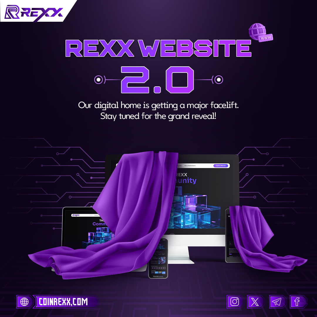 Get ready to explore Rexx Website 2.0, where innovation meets simplicity. New features, better design, and an unbeatable user experience.
.
Coming soon!
.
.
#Rexx #REXXCoin #investing #cryptocoin #investment #bitcoins #money #invest #investor #cryptoinvestor #cryptomarket