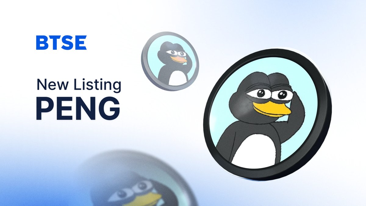 🚨 #NewListing ALERT! 🚀 $PENG ⏰ @pengonsolana launches on #BTSE tomorrow! Stay tuned for our announcements. #Peng isn’t just another #memecoin on Solana—it’s the icy cold addition to the @Solana blockchain! 🐧❄️ 🏡: pengsol.xyz #BTSEListing