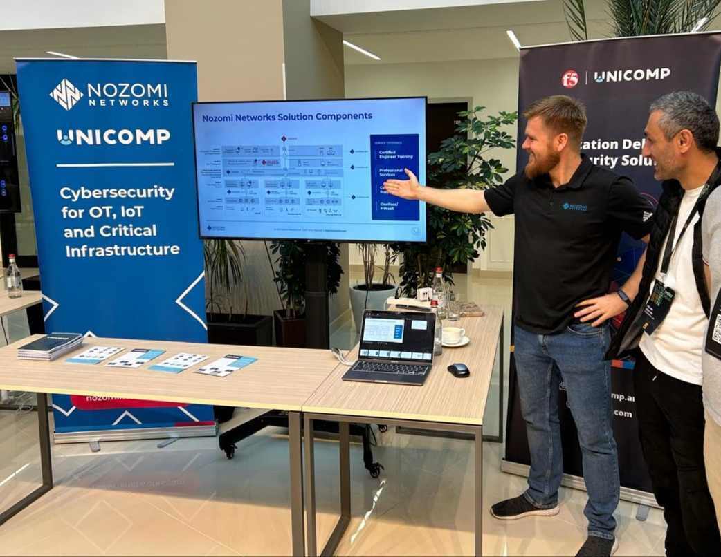nozominetworks's tweet photo. .@shipulin_anton attended CYBERGEN 2024 last week in Armenia with our partner Unicomp! Anton gave a presentation about some of the latest trends and solutions in critical infrastructure protection. Thank you to all who attended his speaking session!

#CYBERGEN #cybersecurity https://t.co/vJmKFUG0oZ