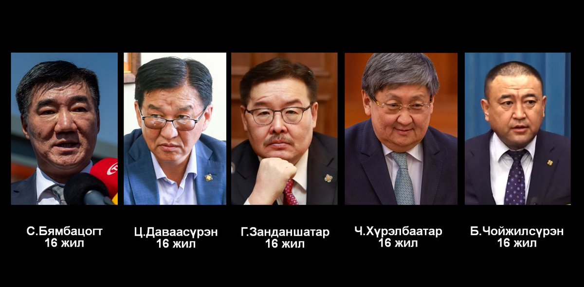 С.Бямбацогт ➡️ Ховд аймгаас 4 удаа сонгогдсон
Ц.Даваасүрэн ➡️ Хөвсгөл аймгаас 4 удаа сонгогдсон
Г.Занданшатар ➡️ Баянхонгор аймгаас 4 удаа сонгогдсон
Ч.Хүрэлбаатар ➡️ Увс аймгаас 4 удаа сонгогдсон
Б.Чойжилсүрэн ➡️ Увс аймгаас 4 удаа сонгогдсон

Тэд УИХ-ын сонгуульд дахин нэр