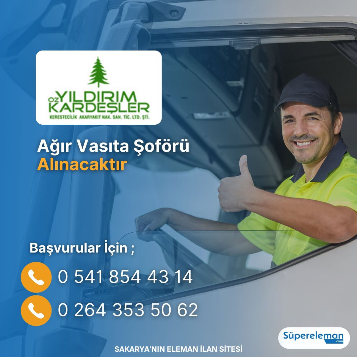 Ağır Vasıta Şoförü Alınacaktır.
.
📌 İlan Detayları:
.
supereleman.com/job/job_zelrv5…
.
🌐 Daha fazla ilan görmek için web sitemizi ziyaret edebilirsiniz: supereleman.com
.
Takipte Kalın: @supereleman
.
#sakarya #işilanı #işfırsatı #personel #elemanaranıyor