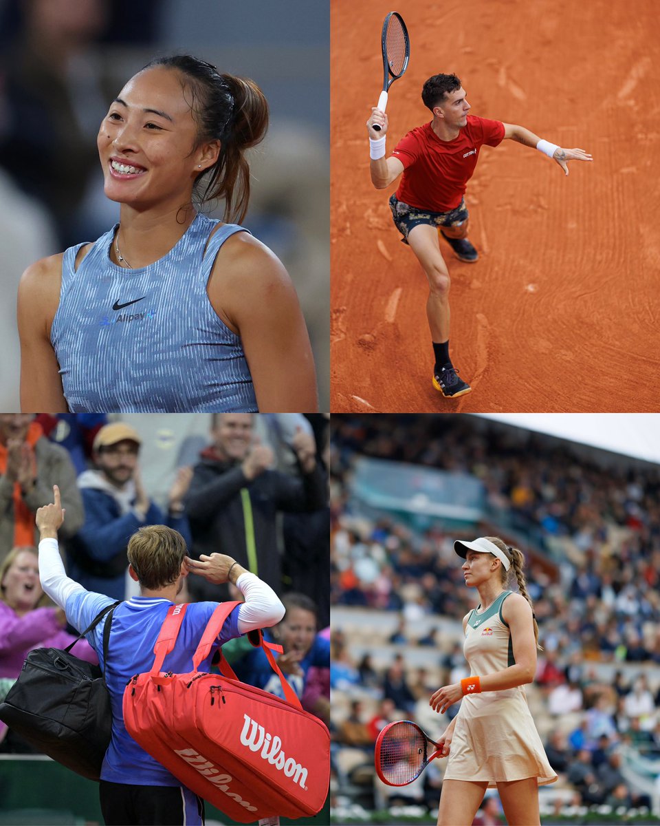 🎾 Roland Garros, bütün heyecanıyla devam ediyor! Dün yağmurun azizliğine uğradık. Haftanın geri kalanında da yer yer yağmur damlaları kendini gösterecek gibi görünüyor. #RolandGarros