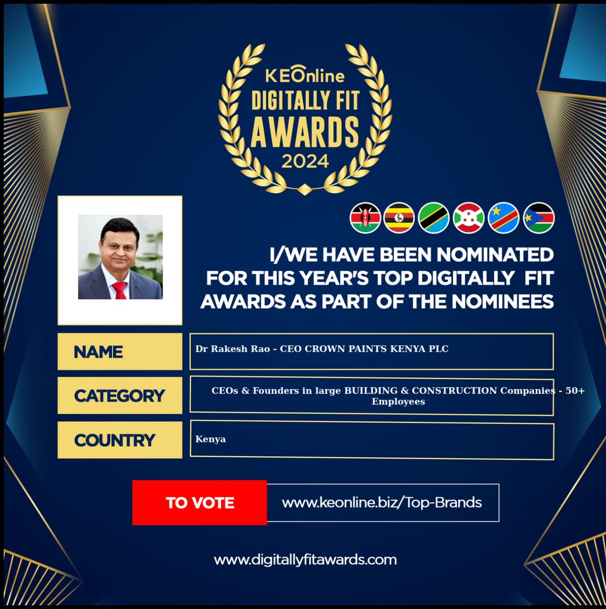 Each nominee represents a unique aspect of Kenya's digital landscape, showcasing diversity and innovation across various industries. Person of the Year KEONLINE #DigitallyFitAwardsVote2024