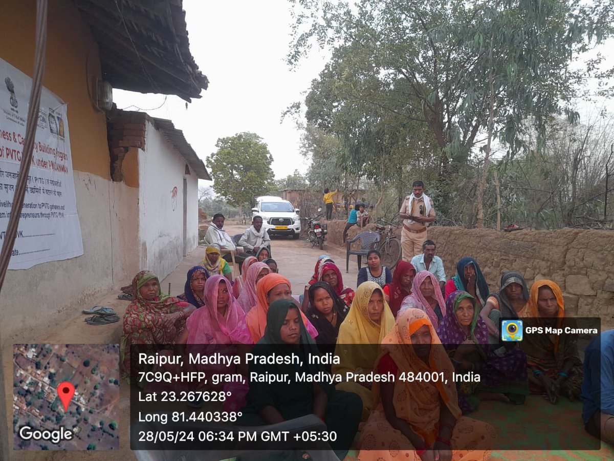 On 28-05-2024, Sultanbathery FDA conducted an awareness program & SIDH portal registration for Thirunelli #PVTG #VDVK. Furthermore, an awareness program was conducted today in Harrai Village, Raipur, Shahdol, MP.

#VanDhan #empowerment #Empowerment #CommunityEmpowerment #TRIFED