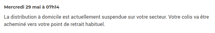 mrwebfr's tweet photo. 2 ans @GroupeLaPoste que vous ne livrez plus à Gières tout en proposant le service et facturant les commerçants et clients. 

"La distribution à domicile est actuellement suspendue sur votre secteur."

@VerriPierre  @Arcep @lisalaposte #fraude https://t.co/MhWopULkau