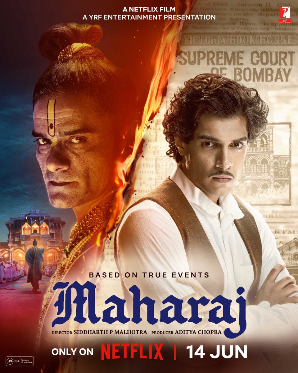 The fight for the truth between a powerful man and a fearless journalist. . A Yrf-Netflix project based on true events. . Maharaj is releasing on 14 June, only on Netflix! #OCDTimes #MaharajOnNetflix #JunaidKhan #JaideepAhlawat #ShaliniPandey #SiddharthPMalhotra